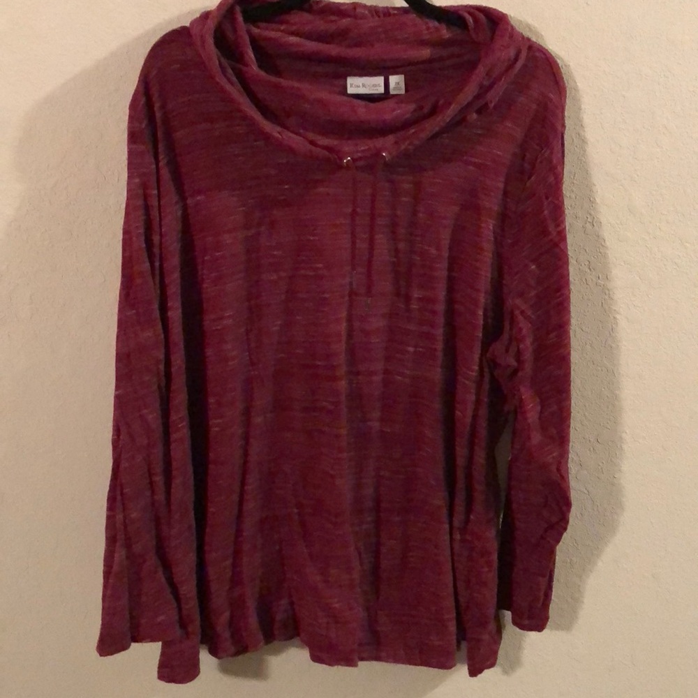 🔥🔥Kim Rodgers cowl neck 2x